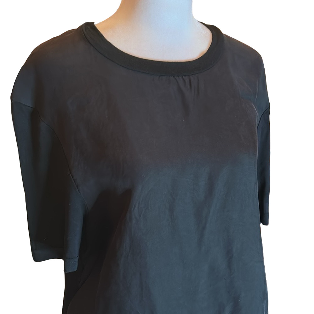 BRANDY MELVILLE Black Crop Tee Size S/M - Picture 4 of 8